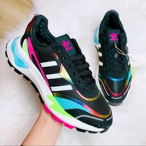 adidas Retropy P9 Black Multi Color Boost Shoes Multiple Sizes Q47100